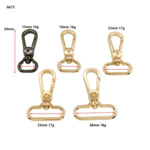 Home-Tenghai hardware g668 nickle plated zinc alloy swivel trigger snap hooks with tail loop for bag strap hardware wholesale (copy)