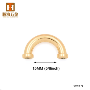 g89 custom bag decoration arch bridge metal accessories for bags