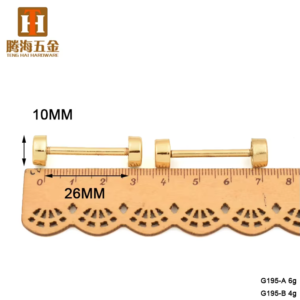 g91 metal cone shaped nails arch bridge decorative buckle for handbag shoulder straps (copy)