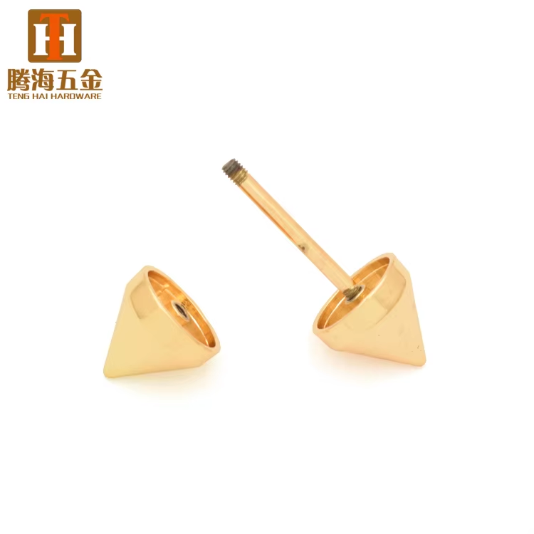 g91 metal cone shaped nails arch bridge decorative buckle for handbag shoulder straps g91 metal cone shaped nails arch bridge decorative buckle for handbag shoulder straps