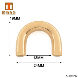 g76 bag handle parts accessories arch bridge metal accessories for bags (copy)