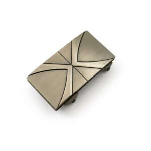 z606 35mm center bar belt buckle zinc alloy double frame pin buckles metal fastener for men's business casual dress leather belts