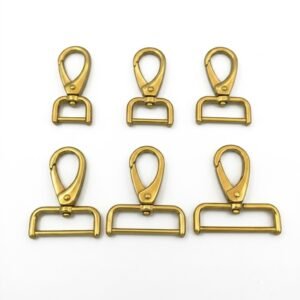 cu157 solid brass lobster claw clasp swivel snap hook for handbag strap metal hardware 6 sizes available heavy duty bag connector