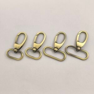 g725 2 sizes antique brush bronze swivel trigger hooks rectangle d ring base bag strap clips