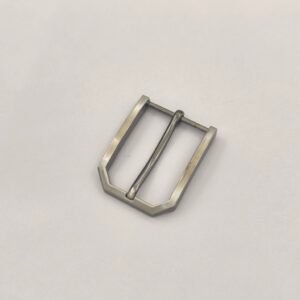 z587 gun brushed chamfered corner zinc alloy pin belt buckle industrial style replacement buckle for mens leather belts