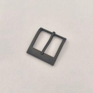 z588 gun brushed matte black square pin belt buckle minimalist flat frame replacement clasp for mens leather belts