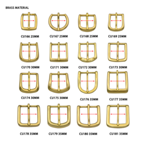 cu166 cu181 solid brass pin belt buckles 25mm 30mm 35mm polished prong buckles for leather craft diy belt making